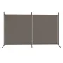 Divider screen with 2 anthracite gray fabric panels 348x180 cm by vidaXL, Room dividers - Ref: Foro24-350276, Price: 37,73 €,...