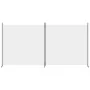Divider screen with 2 white fabric panels 348x180 cm by vidaXL, Room dividers - Ref: Foro24-350274, Price: 46,23 €, Discount: %