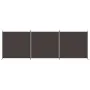 Three-panel brown fabric room divider 525x180 cm by vidaXL, Room dividers - Ref: Foro24-350279, Price: 50,78 €, Discount: %