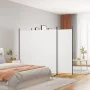 Trennwand mit 3 weißen Stoffbahnen 525x180 cm von vidaXL, Raumteiler - Ref: Foro24-350278, Preis: 55,04 €, Rabatt: %