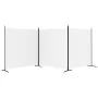 Trennwand mit 3 weißen Stoffbahnen 525x180 cm von vidaXL, Raumteiler - Ref: Foro24-350278, Preis: 55,04 €, Rabatt: %