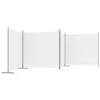 Divider screen with 4 white fabric panels 698x180 cm by vidaXL, Room dividers - Ref: Foro24-350282, Price: 52,95 €, Discount: %