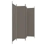 Divider screen with 4 anthracite gray fabric panels 698x180 cm by vidaXL, Room dividers - Ref: Foro24-350284, Price: 52,95 €,...