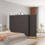 Divider screen with 4 brown fabric panels 698x180 cm by vidaXL, Room dividers - Ref: Foro24-350283, Price: 64,54 €, Discount: %