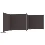 Divider screen with 4 brown fabric panels 698x180 cm by vidaXL, Room dividers - Ref: Foro24-350283, Price: 64,54 €, Discount: %