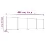 Divider screen with 4 brown fabric panels 698x180 cm by vidaXL, Room dividers - Ref: Foro24-350283, Price: 64,54 €, Discount: %