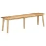 Banco de madera maciza de mango 160x40x45 cm de vidaXL, Bancos de comedor y cocina - Ref: Foro24-354994, Precio: 220,80 €, De...