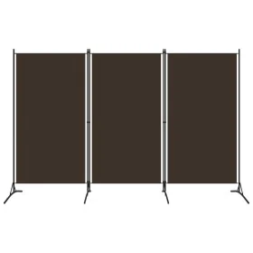 Brown 3-panel divider screen 260x180 cm by vidaXL, Room dividers - Ref: Foro24-320732, Price: 33,52 €, Discount: %