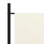 3-teilige Trennwand aus weißem Stoff, 260 x 180 cm von vidaXL, Raumteiler - Ref: Foro24-320731, Preis: 34,11 €, Rabatt: %