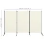 3-teilige Trennwand aus weißem Stoff, 260 x 180 cm von vidaXL, Raumteiler - Ref: Foro24-320731, Preis: 34,11 €, Rabatt: %