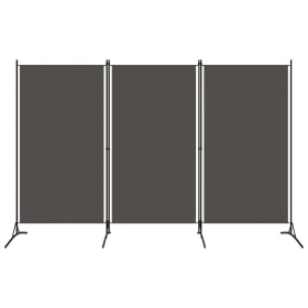 Anthrazitgrauer 3-Panel-Trennwand 260x180 cm von vidaXL, Raumteiler - Ref: Foro24-320733, Preis: 36,05 €, Rabatt: %