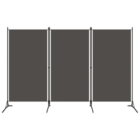 Anthracite gray 3-panel divider screen 260x180 cm by vidaXL, Room dividers - Ref: Foro24-320733, Price: 36,05 €, Discount: %