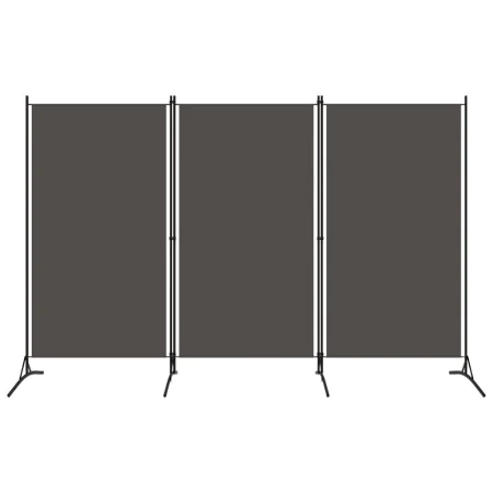 Anthrazitgrauer 3-Panel-Trennwand 260x180 cm von vidaXL, Raumteiler - Ref: Foro24-320733, Preis: 36,05 €, Rabatt: %