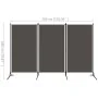 Anthracite gray 3-panel divider screen 260x180 cm by vidaXL, Room dividers - Ref: Foro24-320733, Price: 36,05 €, Discount: %