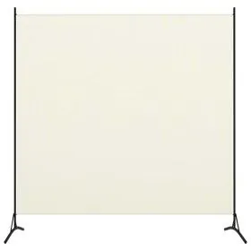 White fabric room divider screen 175x180 cm by vidaXL, Room dividers - Ref: Foro24-320735, Price: 31,02 €, Discount: %