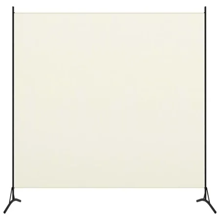 White fabric room divider screen 175x180 cm by vidaXL, Room dividers - Ref: Foro24-320735, Price: 31,02 €, Discount: %