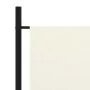 White fabric room divider screen 175x180 cm by vidaXL, Room dividers - Ref: Foro24-320735, Price: 31,02 €, Discount: %