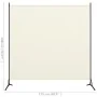 White fabric room divider screen 175x180 cm by vidaXL, Room dividers - Ref: Foro24-320735, Price: 31,02 €, Discount: %