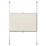 Pleated Window Blind 70X125cm Cream by vidaXL, Blinds and blinds - Ref: Foro24-240630, Price: 24,44 €, Discount: %