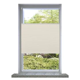 Cream pleated blind 90x100 cm by vidaXL, Blinds and blinds - Ref: Foro24-240637, Price: 23,56 €, Discount: %