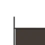 Divider screen with 5 brown fabric panels 250x200 cm by vidaXL, Room dividers - Ref: Foro24-350187, Price: 39,87 €, Discount: %