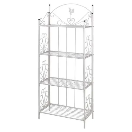 White Square Plant Shelf by vidaXL, Pot stands - Ref: Foro24-40781, Price: 105,79 €, Discount: %