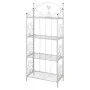 Weißes quadratisches Pflanzenregal von vidaXL, Topfständer - Ref: Foro24-40781, Preis: 105,77 €, Rabatt: %