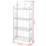 Estante De Planta Cuadrada Blanca de vidaXL, Soportes para macetas - Ref: Foro24-40781, Precio: 105,52 €, Descuento: %