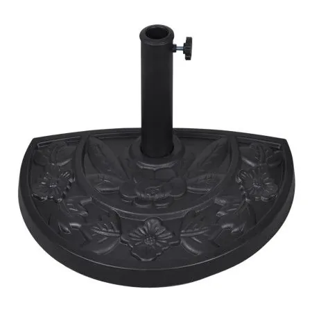 Resin Semicircular Parasol Base by vidaXL, Umbrella bases - Ref: Foro24-40820, Price: 46,27 €, Discount: %