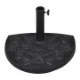 Resin Semicircular Parasol Base by vidaXL, Umbrella bases - Ref: Foro24-40820, Price: 46,27 €, Discount: %