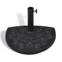 Resin Semicircular Parasol Base by vidaXL, Umbrella bases - Ref: Foro24-40820, Price: 46,27 €, Discount: %