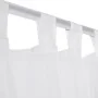 2 Cortinas blancas transparentes 140 x 175 cm de vidaXL, Cortinas y visillos - Ref: Foro24-130197, Precio: 21,84 €, Descuento: %
