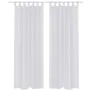 2 transparente weiße Vorhänge 140 x 225 cm von vidaXL, Vorhänge und Gardinen - Ref: Foro24-130198, Preis: 25,81 €, Rabatt: %