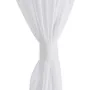 2 Transparent white curtains 140 x 225 cm by vidaXL, Curtains and curtains - Ref: Foro24-130198, Price: 22,72 €, Discount: %