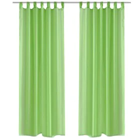 2 transparente grüne Vorhänge 140 x 175 cm von vidaXL, Vorhänge und Gardinen - Ref: Foro24-130203, Preis: 17,69 €, Rabatt: %