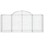Gabionenkörbe 50 Stück Bogenform Eisen 200x50x80/100 cm von vidaXL, Töpfe und Pflanzgefäße - Ref: Foro24-3146318, Preis: 3,00...