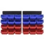 Blue and Red Wall Garage Tool Organizer by vidaXL, Tool cabinets - Ref: Foro24-141401, Price: 38,79 €, Discount: %
