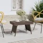 Brown synthetic rattan folding side table 60x40x38 cm by vidaXL, Side tables - Ref: Foro24-319409, Price: 50,13 €, Discount: %