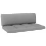 Central garden pallet sofa made of impregnated pine wood in black by vidaXL, Modular outdoor sofas - Ref: Foro24-3066507, Pri...