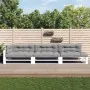 Cushions for pallets, 7 pieces, gray fabric by vidaXL, Cushions for chairs and sofas - Ref: Foro24-3188910, Price: 200,11 €, ...