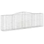 Gabion baskets 10 pcs arch shape iron 400x50x120/140 cm by vidaXL, Pots and planters - Ref: Foro24-3147017, Price: 1,00 €, Di...