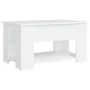 Mesa de centro madera de ingeniería blanco 79x49x41 cm de vidaXL, Mesas de centro - Ref: Foro24-809710, Precio: 88,34 €, Desc...