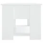 Engineered wood white coffee table 79x49x41 cm by vidaXL, Coffee table - Ref: Foro24-809710, Price: 88,23 €, Discount: %