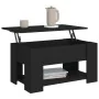 Mesa de centro madera contrachapada negra 79x49x41 cm de vidaXL, Mesas de centro - Ref: Foro24-809711, Precio: 77,65 €, Descu...