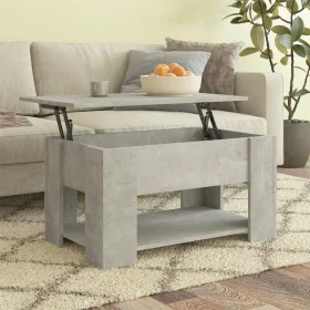 Mesa de centro madera de ingeniería gris hormigón 79x49x41 cm by vidaXL, Coffee table - Ref: Foro24-809714, Price: 89,06 €, D...