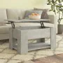 Mitteltisch aus grauem Beton-Ingenieurholz 79x49x41 cm von vidaXL, Couchtisch - Ref: Foro24-809714, Preis: 89,06 €, Rabatt: %