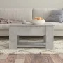 Mesa de centro madera de ingeniería gris hormigón 79x49x41 cm by vidaXL, Coffee table - Ref: Foro24-809714, Price: 89,06 €, D...