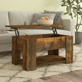 Smoked oak plywood coffee table 79x49x41 cm by vidaXL, Coffee table - Ref: Foro24-819275, Price: 77,06 €, Discount: %