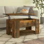 Couchtisch aus geräuchertem Eichensperrholz, 79 x 49 x 41 cm von vidaXL, Couchtisch - Ref: Foro24-819275, Preis: 77,06 €, Rab...