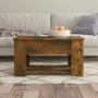 Couchtisch aus geräuchertem Eichensperrholz, 79 x 49 x 41 cm von vidaXL, Couchtisch - Ref: Foro24-819275, Preis: 77,06 €, Rab...